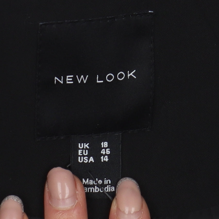 New Look Women's Black Blazer, Size 18, Business Casual