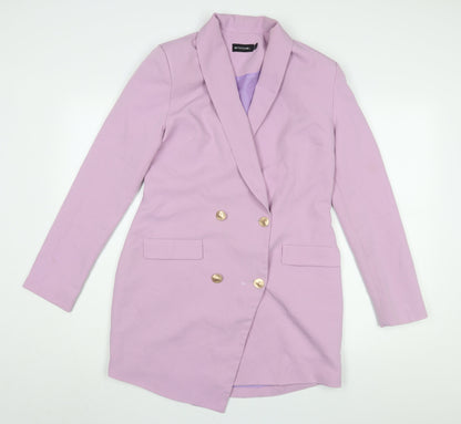 PrettyLittleThing Women's Purple Jacket Dress, Size 10