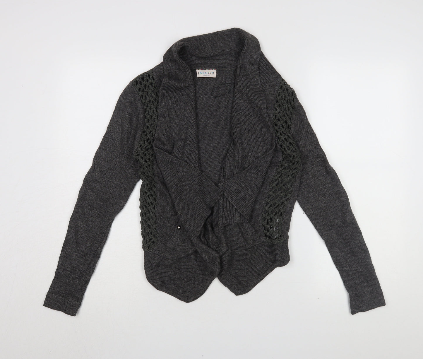 Womens UK Size 10 Marks and Spencer Grey Cardigan Jumper
