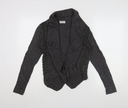 Womens UK Size 10 Marks and Spencer Grey Cardigan Jumper