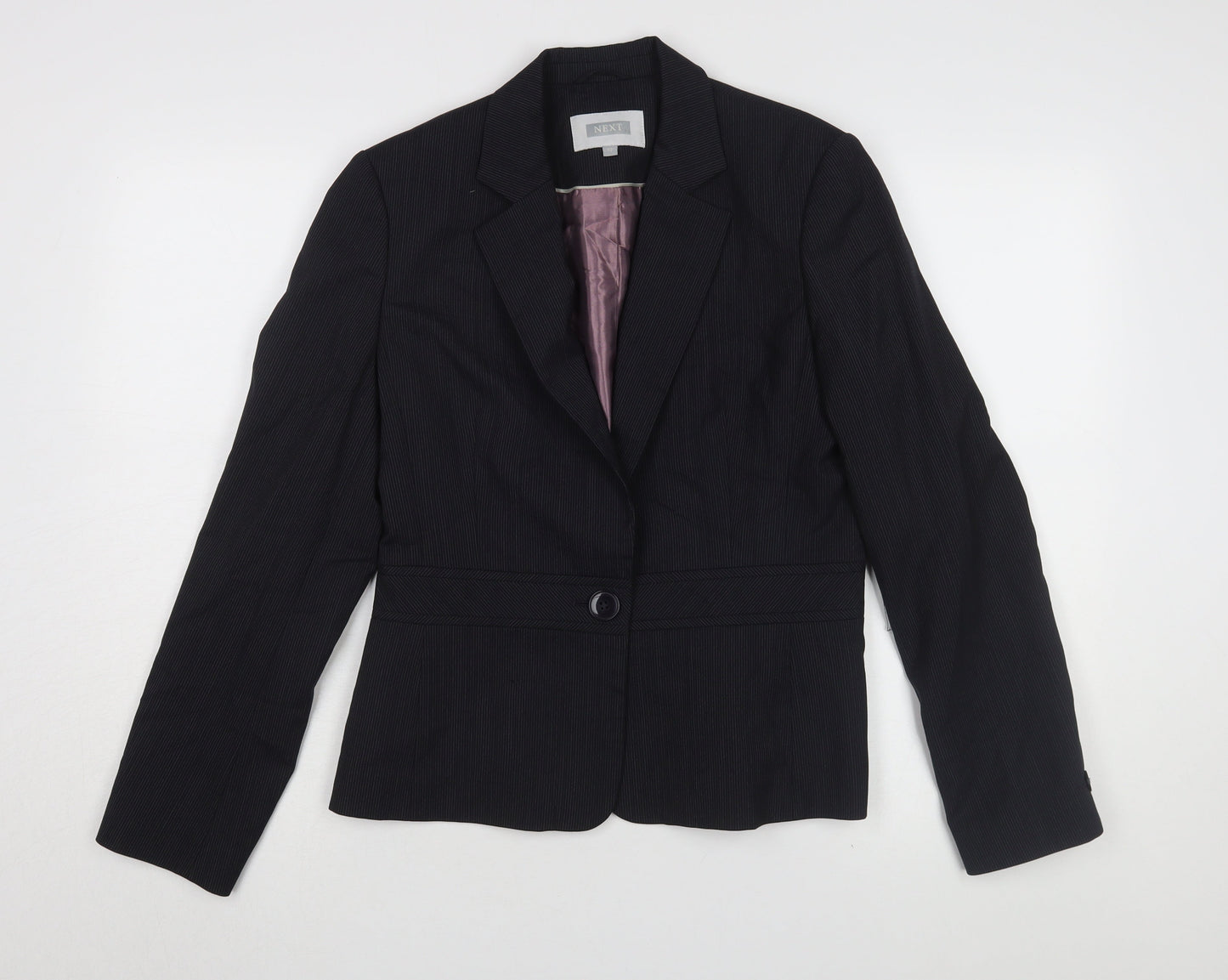 Next Women's Black Pinstripe Blazer Size 12