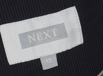 Next Women's Black Pinstripe Blazer Size 12