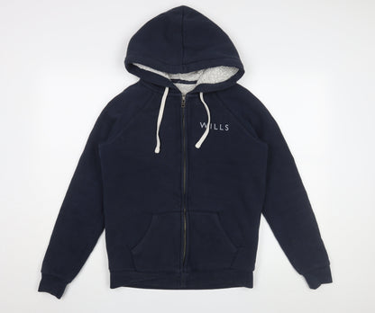 Womens UK Size 10 Jack Wills Blue Basic Jacket