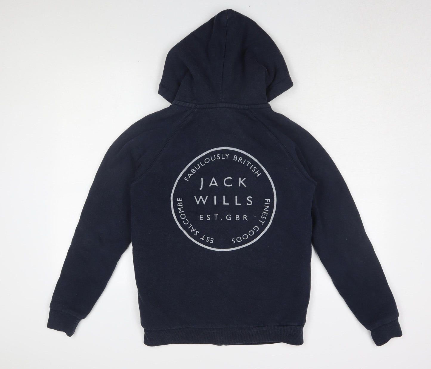 Womens UK Size 10 Jack Wills Blue Basic Jacket