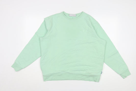 Fila Unisex Green Pullover Sweatshirt XL