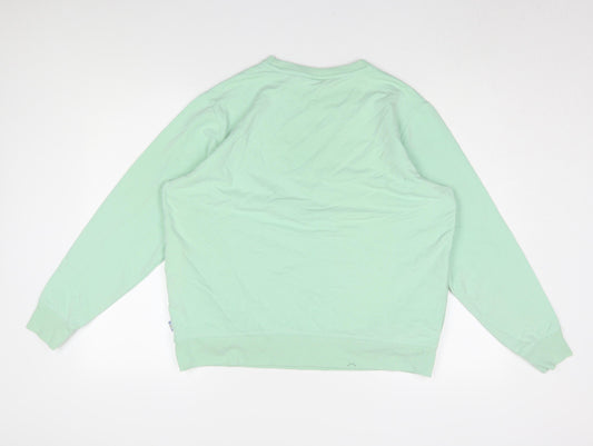 Fila Unisex Green Pullover Sweatshirt XL