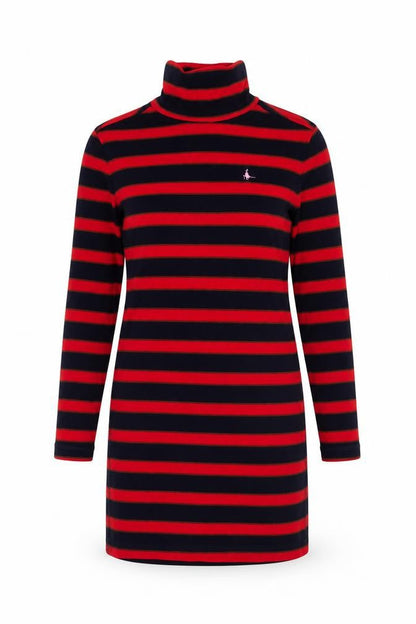 Jack Wills Women's Multicoloured Stripe T-Shirt Dress Size 6