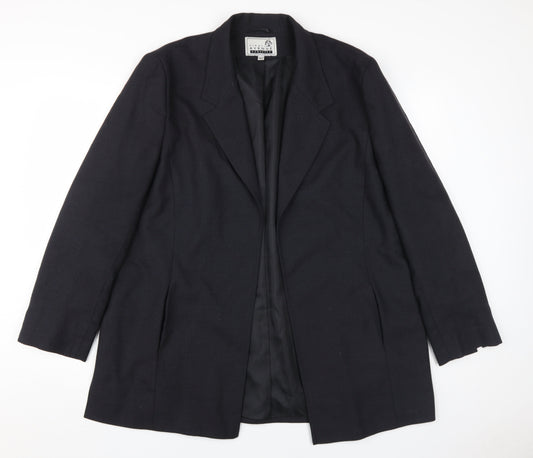 First Avenue Women's Black Classic Coat Size 18