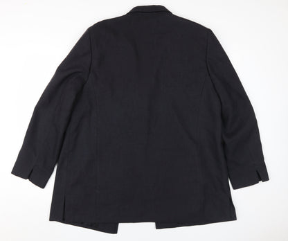 First Avenue Women's Black Classic Coat Size 18