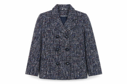 Womens UK Size 16 Classic Multicoloured Pea Coat