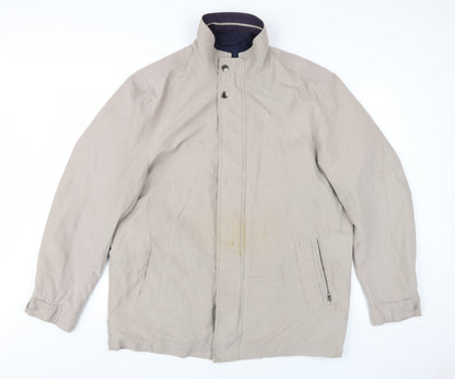 Mens UK Size L Wellington Beige Basic Jacket