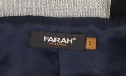 Mens UK Size S Farah Grey Varsity Jacket