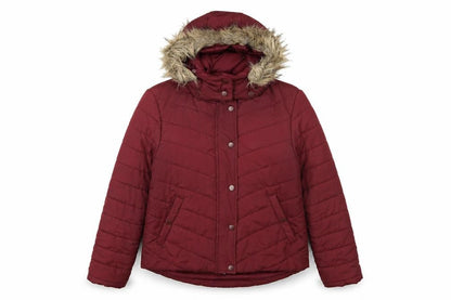 Womens UK Size 14 Avenue Red Puffer Jacket