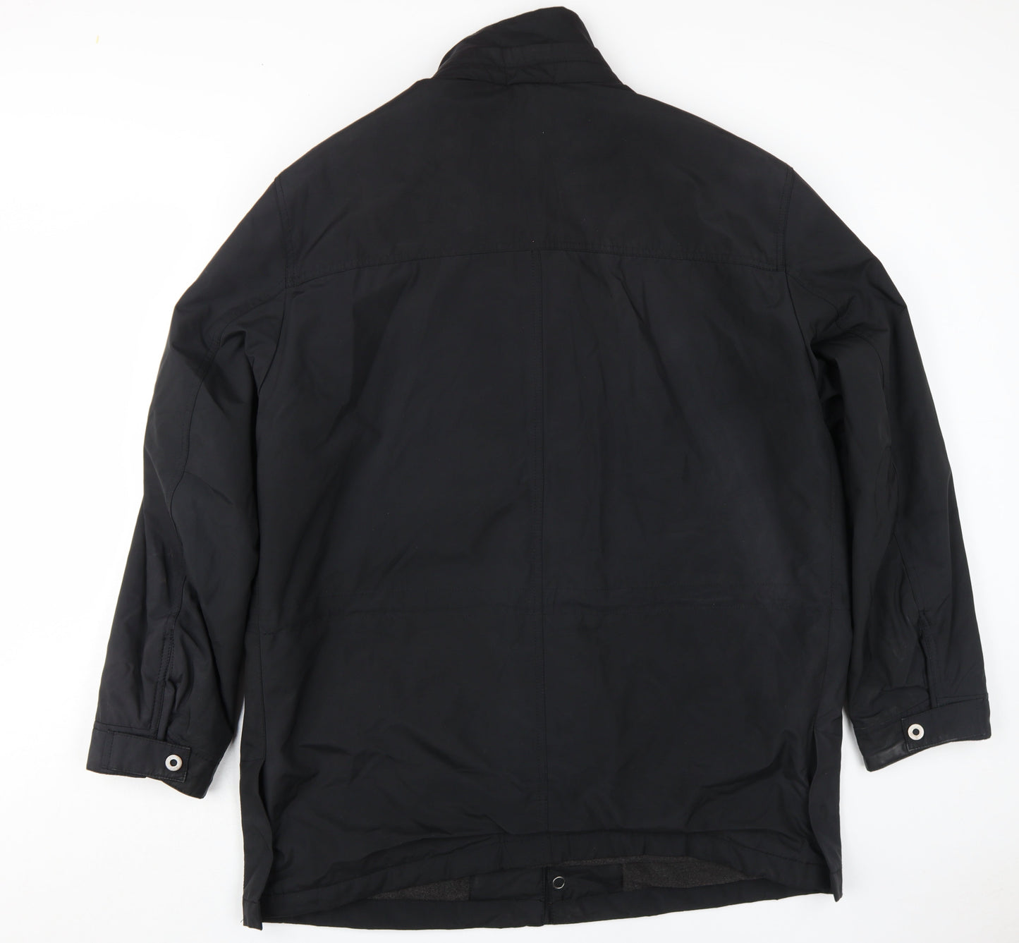 Mens UK Size L Marks and Spencer Black Overcoat