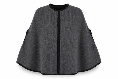Womens UK Size XS FOREVER 21 Grey Cape Jumper