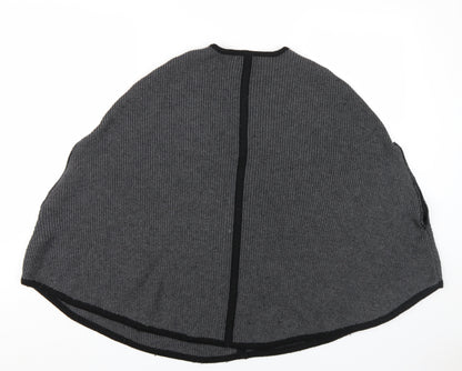 Womens UK Size XS FOREVER 21 Grey Cape Jumper