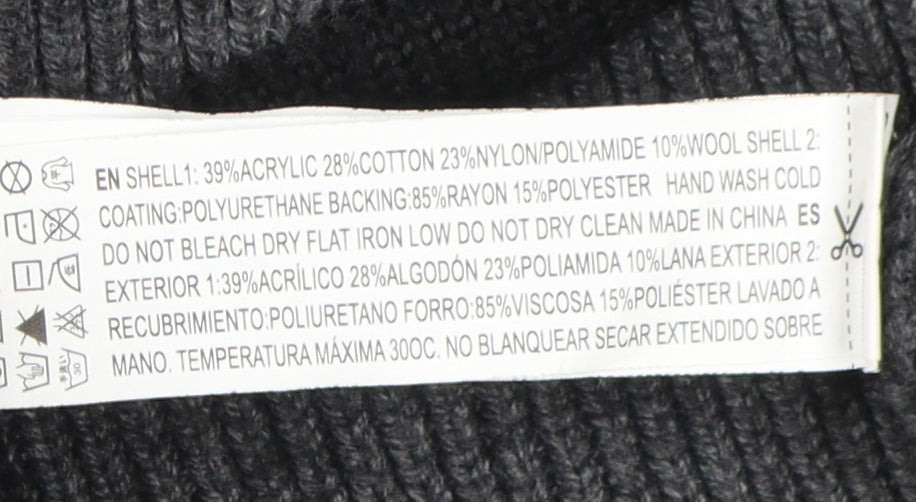Womens UK Size XS FOREVER 21 Grey Cape Jumper