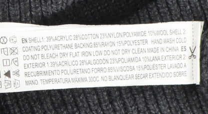 Womens UK Size XS FOREVER 21 Grey Cape Jumper
