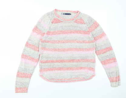 Womens UK Size S Isle Multicoloured Pullover Jumper