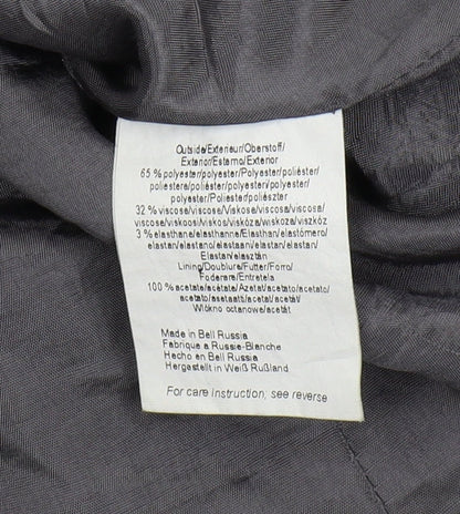 Mexx Women's Grey Pinstripe Suit Jacket Size 12