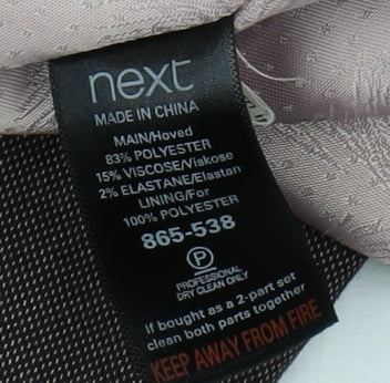 Next Women's Brown Blazer Two-Button Classic Fit Size M