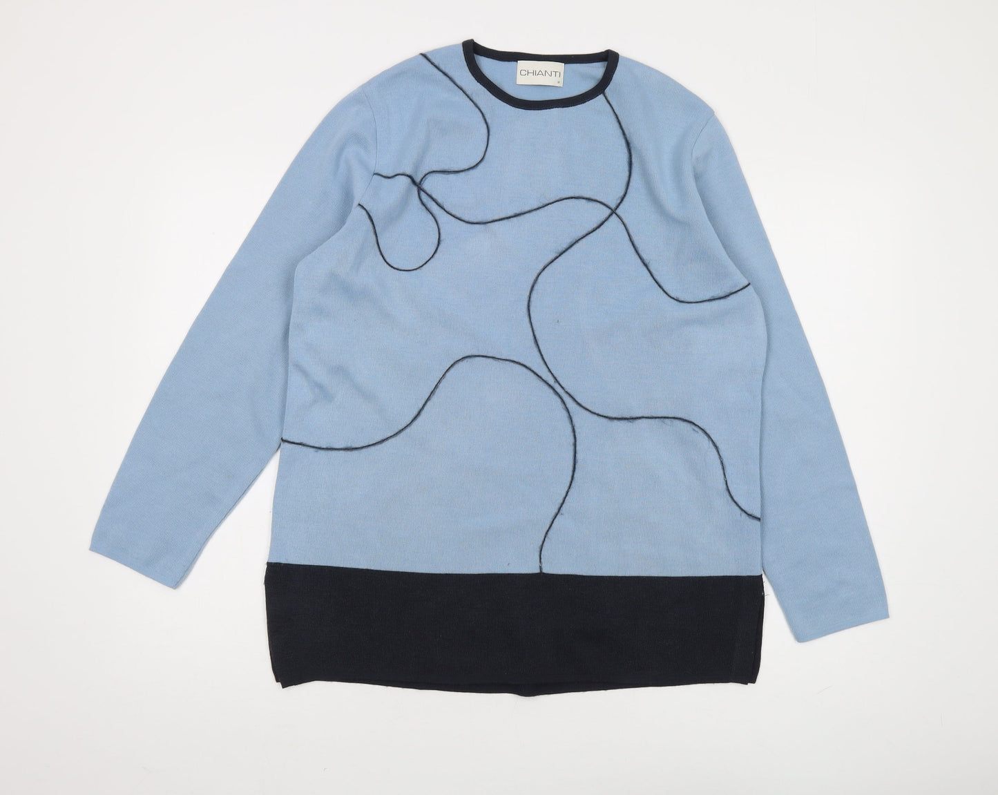 Womens UK Size M Chianti Blue Pullover Jumper