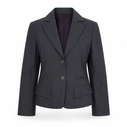 Fullcircle Grey Women's Suit Jacket - Size 10