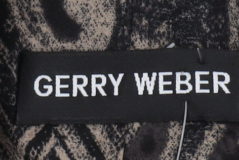 Gerry Weber Beige Women's Blazer Size 16 Notch Collar