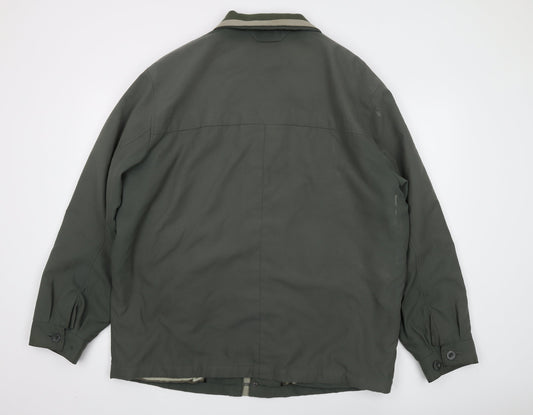 Mens UK Size L Brook Taverner Green Basic Jacket