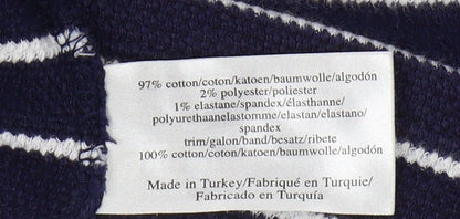 Laura Ashley Women’s Blue Striped Shift Dress, Size 14