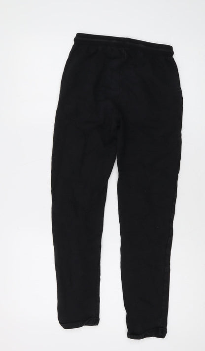 T.FIELDS Unisex Kids Black Jogger Trousers Size 11