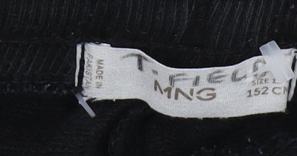 T.FIELDS Unisex Kids Black Jogger Trousers Size 11