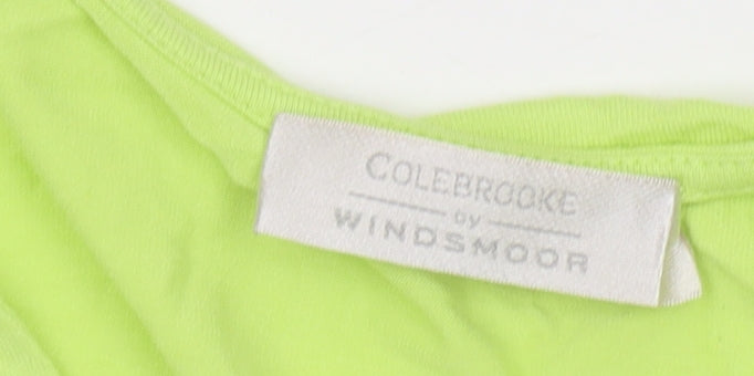 Colebrooke Green V-Neck T-Shirt for Women, Medium