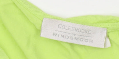 Colebrooke Green V-Neck T-Shirt for Women, Medium
