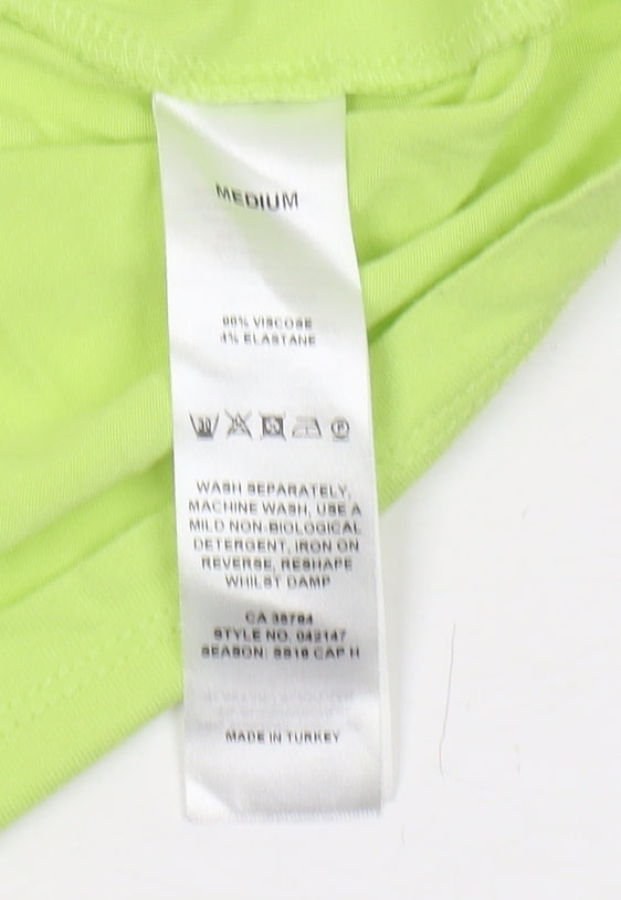 Colebrooke Green V-Neck T-Shirt for Women, Medium