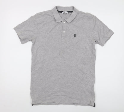 Mens UK Size M Selected Homme Cotton Blend Polo Shirt