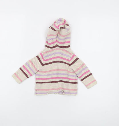 Baby GAP Unisex Multicoloured Striped Cardigan 3-6 Months