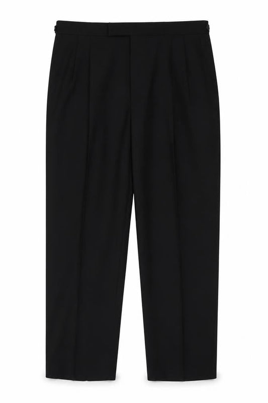 Mens UK Size L Burton Menswear Regular Fit Dress Pants Black Trousers