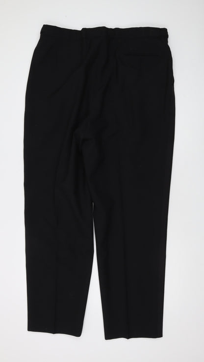 Burton Menswear Black Dress Trousers - Size L