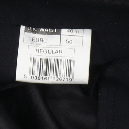 Burton Menswear Black Dress Trousers - Size L