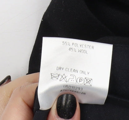 Burton Menswear Black Dress Trousers - Size L