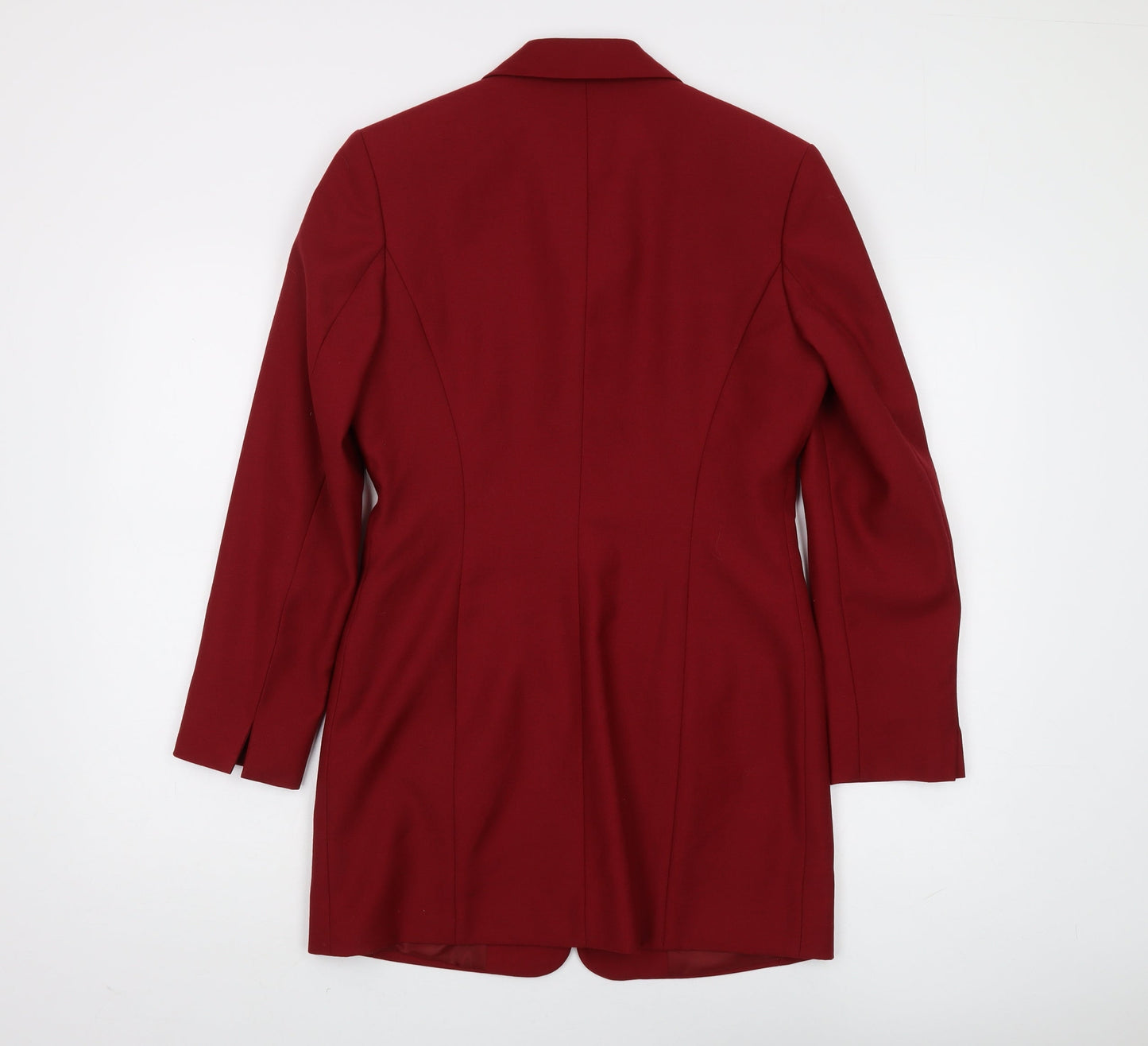 Next Women's Red Wool Blazer UK 8 Classic Style