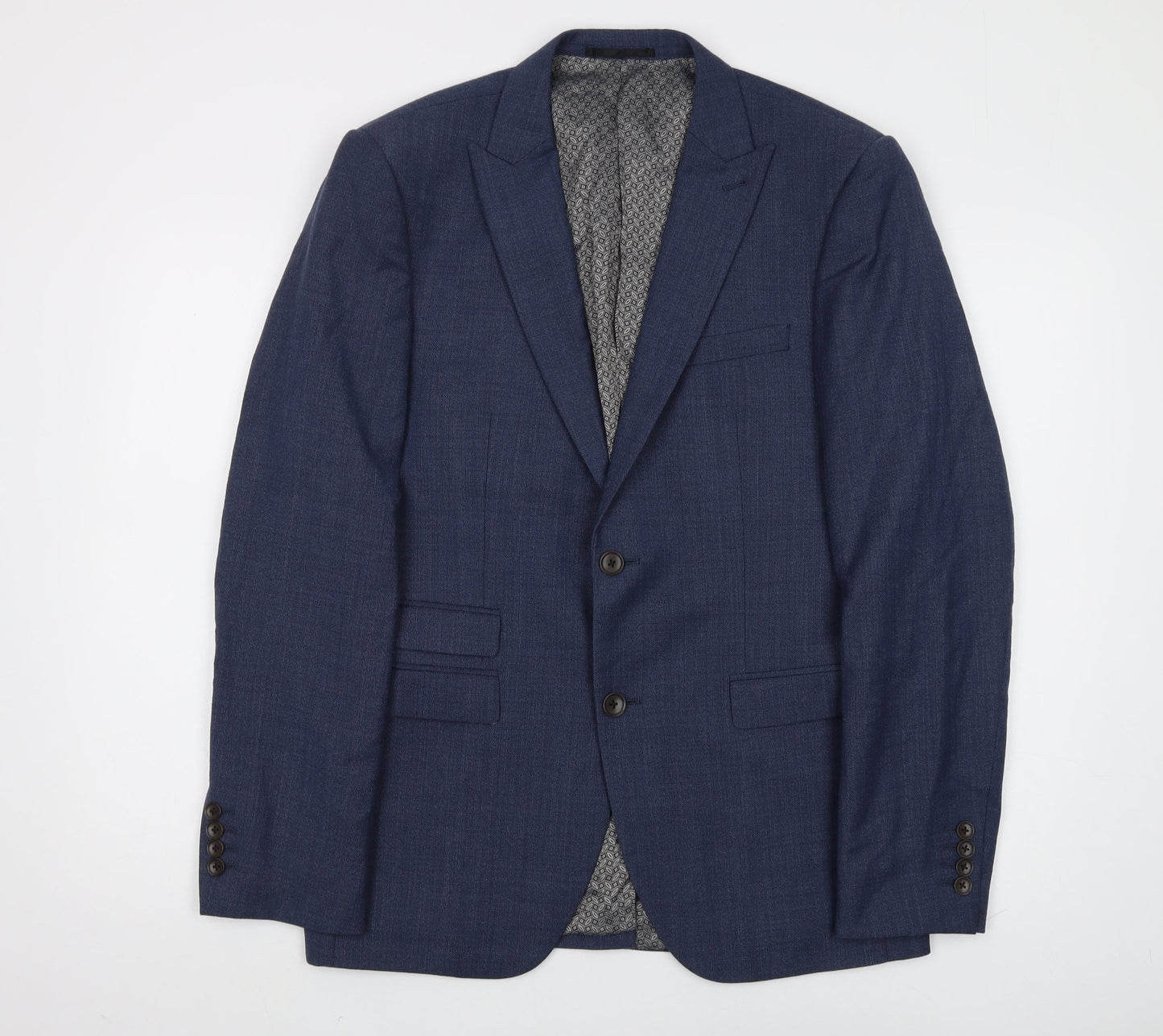 Mens UK Size 40 NEXT Regular Blue Suit Jacket