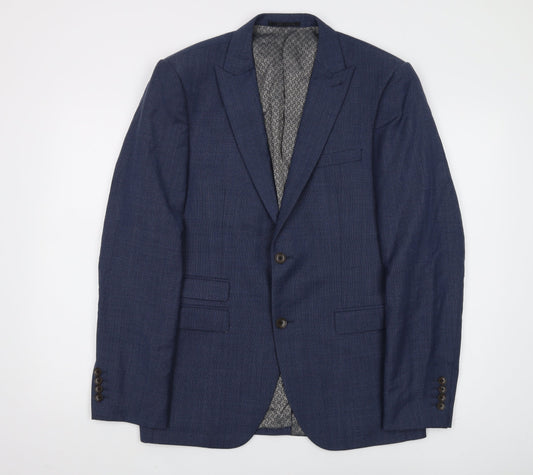 Mens UK Size 40 NEXT Regular Blue Suit Jacket