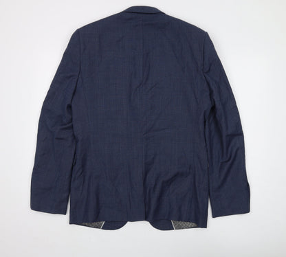 Mens UK Size 40 NEXT Regular Blue Suit Jacket