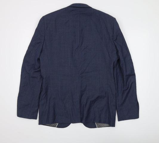 Mens UK Size 40 NEXT Regular Blue Suit Jacket