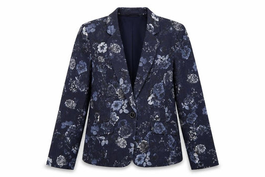 Country Casuals Women's Multicoloured Floral Blazer Size 14