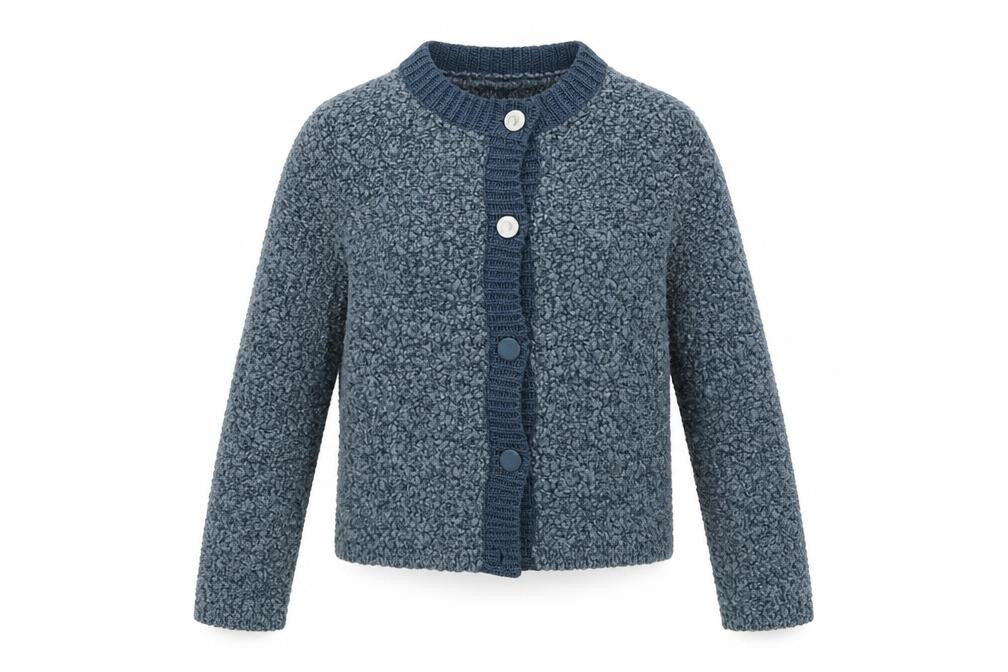 Womens UK Size S Honor Millburn Blue Cardigan Jumper