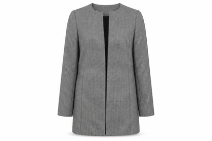 Katherine Barclay Black Women's Mid-Length Coat Size 8
