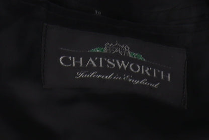 Mens UK Size 38 Chatsworth Regular Black Suit Tuxedo